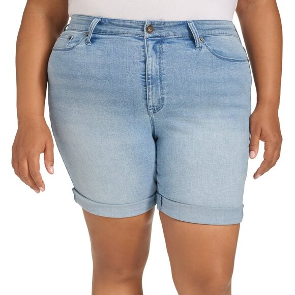 DKNY‎ Women's Denim Bermuda Short - Picture 3 of 6